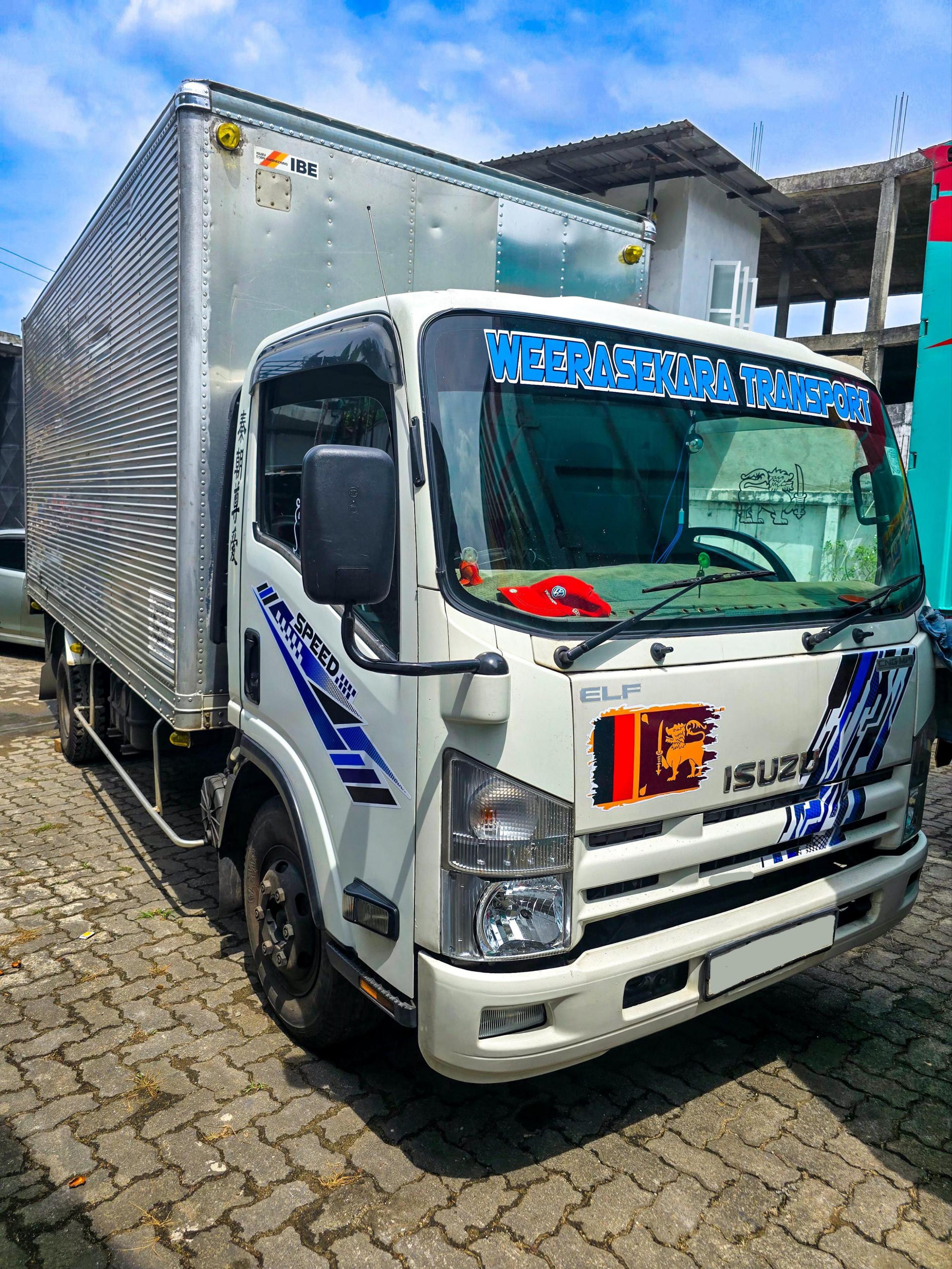 Weerasekara Transport Service 16.5ft Isuzu Lorry Colombo Sri Lanka